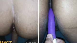 လော်ကီးနဲ့ အားမရလို့ Vibrator နဲ့ပါထည့်တာ