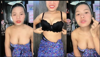 သနပ်ခါးလိမ်းရင်း Live လွင့်တဲ့ တောသူမလေး